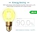 meross Smart Wi-Fi LED Bulb, Vintage Edison Style, Dimmable, 60W Equivalent, Compatible with Amazon Alexa, Google Assistant and IFTTT, E26 A19 Light Bulb, No Hub Required - 2 Pack