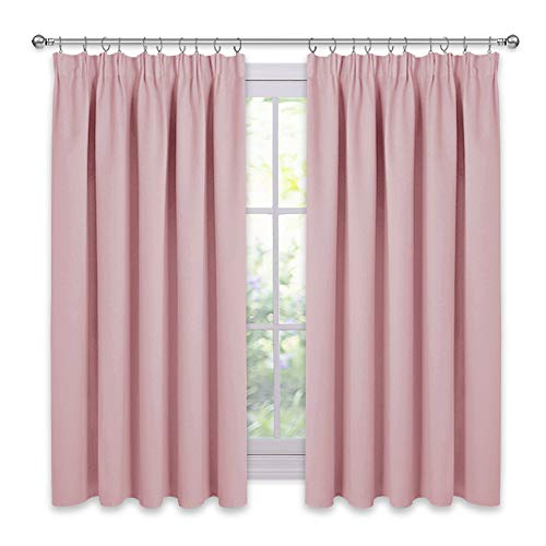 Pony Dance Light Pink Curtains Nursery Pencil Pleat Room