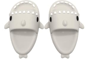 YIMANDA Clothing Shark Summer Sandals for Dolls - Grey Open-Toe Slippers, Cute Accessories for Photography, Display & Collectors Age Limit 15+(No Dolls)