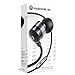 GOgroove AudiOHM HF Earbud Headphones with Mic, Deep Bass, & Comfortable Ear Gels (Purple) in-Ear Earphones Featuring Noise Isolating Design, Durable Alloy Driver Housing, Ergonomic Angled Fit