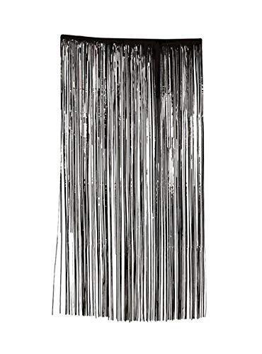 Halloween Black Curtain 100 x 200cm 100% plastic
