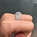 Newshe Pear Bridal Engagement Wedding Ring Set for Women AAAAA Cz Rose Gold White 925 Sterling Silver Size 5-10