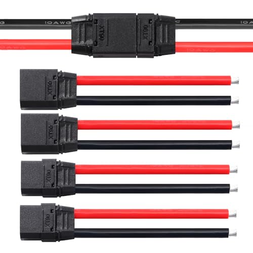 XT90 + Sheath + Cable - Black