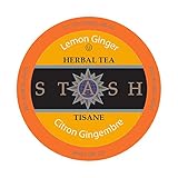 Stash Tea Lemon Ginger Tea Single-Cup Tea for Keurig K-Cup Brewers, 24 Count