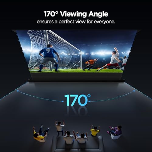 NothingProjector Motorized ALR Screen for Ultra Short Throw Projector, 95% Ambient Light Rejecting, 100 inch, Floor Rising, 4K/8K UHD, Active 3D, Anti Daylight, Electric Retractable Automatic NothPJ