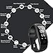 Aneken Fitness Tracker Activity Tracker with Heart Rate Monitor IP67 Bluetooth Smart Bracelet with Pedometer Sleep Monitor Watch with Replacement Strap for Android iOS Smartphone, Black