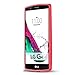 J&D Case Compatible for LG G4 Case, [Drop Protection] [Slim Cushion] Shock Resistant Protective TPU Slim Case for LG G4 Bumper Case - [Not Compatible with LG Stylo 4] - Red