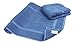 SALBAKOS 100% Turkish Cotton Bath Mat Set 2-Piece - 20x34 inch, Premium Quality Hotel & Spa Collection, Soft, Absorbent, Long Lasting, Durable Bathroom Rugs (Blue, 2 Bath Mats)