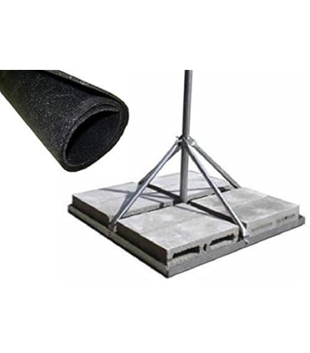 Amazon.com: ROHN FRM238SP5 Non-Penetrating Roof Mount - 2.38
