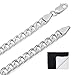 Men's 5.2mm Thick 925 Sterling Silver Beveled Cuban Link Curb Chain, 24