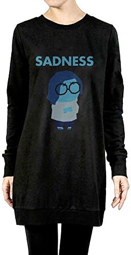 Inside Out Five Emotions Sadness Women's Crewneck Sweater Dress/long Sweater
