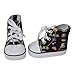 Ari and Friends Fits American Girl 18 inch Dolls - Emoji Fun Hi Top Sneakers- 18 Inch Doll shoes - Designed In USA to Fit 18 inch Dolls - A modern twist of traditional 18” doll