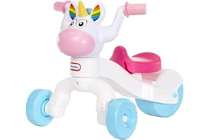 little tikes Go & Grow Unicorn Indoor & Outdoor Ride-On Scoot for Preschool Kids Toddlers and Children to Develop Motor Skill