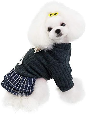 Yongoten 可愛い 犬服 ワンピース 冬 小中型犬 ワンピース ペット服 冬 保温 防寒 伸縮性よく お散歩お出かけ By1z 662円 人気海外一番 100 品質保証 全品送料無料 即日出荷 Sale開催中