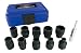 Astro Pneumatic Tool 7411 11 Piece 1/2" Drive SAE Flank Bite Damaged Fastener Impact Sockets