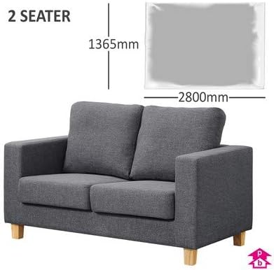 50 x Polythene Sofa Cover (105" x 54" x 250 Gauge (2 Seater Sofa)) [SOFA2]