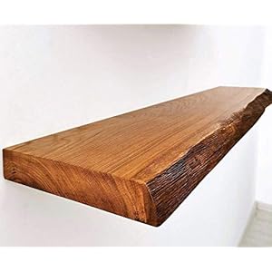 1 Original BestLoft® Wandregal Ruby mit Baumkante aus Eiche Wandboard (140cm)