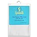Spasilk Satin Pillowcase, Charmeuse Satin Pillowcase, Hypoallergenic Pillowcase, Queen Size- White Pillowcase