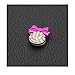 GBSELL 3D Crystal Bling Bow Diamond Home Button Sticker For iPhone iPad (Hot Pink)