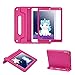 HDE Case for iPad 9.7-inch 2018 / 2017 Kids Shockproof Bumper Hard Cover Handle Stand with Built in Screen Protector for New Apple Education iPad 9.7 Inch (6th Gen) / 5th Generation iPad 9.7 Hot Pink
