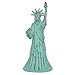 Doctor Who Weeping Angel Statue of Liberty Blow Mold Christmas Ornament