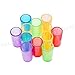 Odoria 1:12 Miniature 12PCS Multi Color Plastic Drinking Water Cups Dollhouse Kitchen Accessories