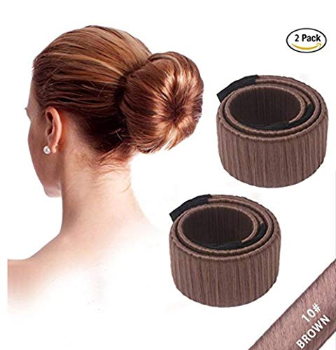 CINEEN Fashion Women Hair Bun Maker Tool French Twist Hairstyle Clip DIY Girls Hair Styling Curler 2 Pcs