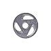 CAP Barbell 2-Inch Olympic Grip Weight Plates, Single, Gray, Various Sizes
