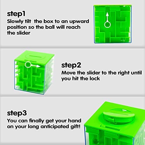 ThinkMax Money Maze Puzzle Box for Kids and Adults, Perfect Money