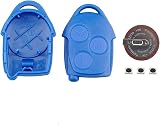Vailikey Blue 3 Button Key Fob Shell for Ford Transit MK7 Connect Custom VL2330 view 2
