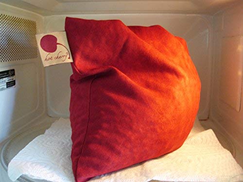 HOT CHERRY Pit Pillow (Best Price Unwrapped) Red Denim Single Square - Thumbnail 4