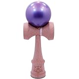 Kaleb Kendama With Metallic Purple Ball And Extra String