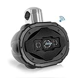 Lanzar AQAWBS69BK.5 6'' X 9'' Bluetooth Wakeboard Speaker - Marine Active Powered Tower Speaker