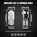 AUXLIGHT 194 168 2825 W5W T10 LED Bulbs Brilliant Red, Ultra Bright Error Free 9-SMD 2835 Chipsets Replacement for Car Interior Dome Map Door Courtesy License Plate Lights (Pack of 2)