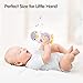TUMAMA Newborn Baby Toys, Soft Cute Plush Stuffed Animal Rattles for 0, 3, 6, 9, 12 Months Newborn and Infant Development Hand Grip 4 PCS,Easter Gifts