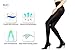 +MD Women's Compression Pantyhose 8-15mmHg Smooth Ladies Support Stocking Compressive Tights Blacks