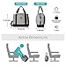 Travel Weekender Overnight Carry-on Under the Seat Shoulder Tote Bag (Small, Black & White Polka Dot)