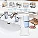 Automatic Soap Dispenser, 370ml Infrared Motion Sensor Liquid Dispenser with 3 Adjustable Dispensing Volume, IP65 Waterproof, Anti-leakage, Touchless Soap Dispenser for Kids, Kitchen, Bathroom