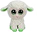 Ty Beanie Boo Lala White Lamb Medium Plush