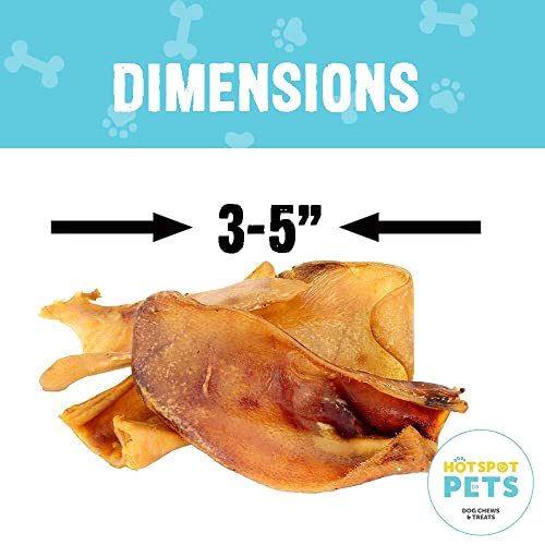 Premium Large Pig Ears Dog Treats All Natural Healthy Dog Pork Chews