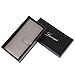 Lavemi Womens Large Capacity Genuine Leather RFID Blocking Wallets Wristlet Clutch Card Holder(Gray)