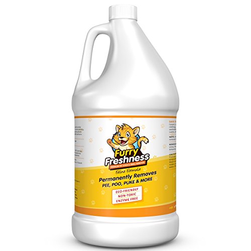 FurryFreshness Premium Pet Stain & Smell Remover - Feline Formula (Gallon)
