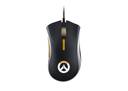 Razer DeathAdder Elite Overwatch Edition - 16.000 DPI 5G Optischer Sensor - Mechanische Mausschalter (bis zu 50 Millionen Kli