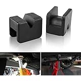 Seven Sparta Jack Pad Adapter for Jack Stand 2-3 Ton Universal Rubber Slotted Frame Rail Pinch welds Protector(2Pack)