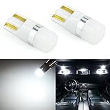 JDM ASTAR Newest Version T1 10000 Lumens Extremely Bright High Power All-in-One LED Headlight Bulbs Conversion Kit, Xenon White (T10)