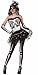 Forum Novelties Women's Skeleton Costume Corset, Black, One Size