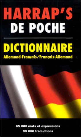 Harrap S De Poche Dictionnaire Allemand Francais Francais Allemand Pons Harrap S Bilingue Amazon De Collectif Fremdsprachige Bucher