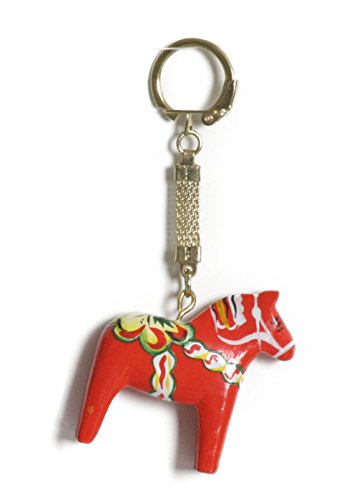 Keychain: Dala Red/1.5"