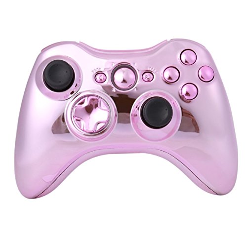 Dalkeyie Wireless Controller Shell Case Bumper Thumbsticks Buttons Game for Xbox 360