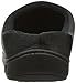 isotoner Men's Open Back Slipper with Memory Foam and Indoor/Outdoor Sole